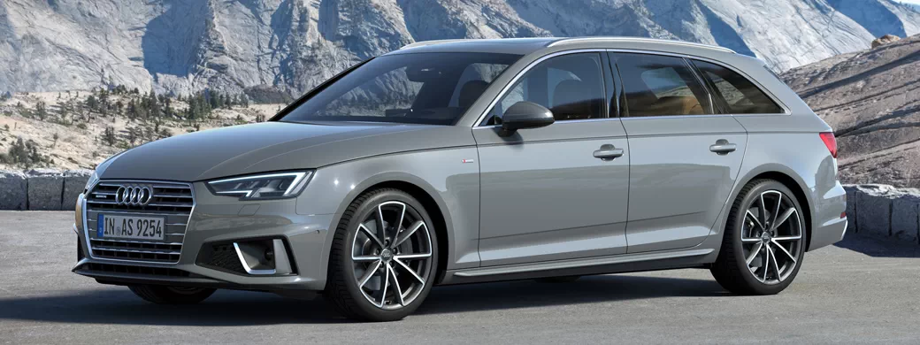   Audi A4 Avant S line quattro - 2018 - Car wallpapers