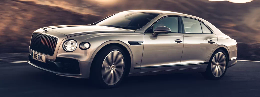  Bentley Flying Spur Blackline (White Sand) - 2019 - Car wallpapers