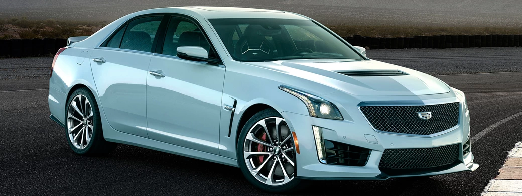   Cadillac CTS-V Glacier Metallic Edition - 2017 - Car wallpapers