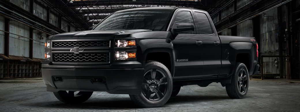  Chevrolet Silverado WT Black Out Double Cab - 2015 - Car wallpapers