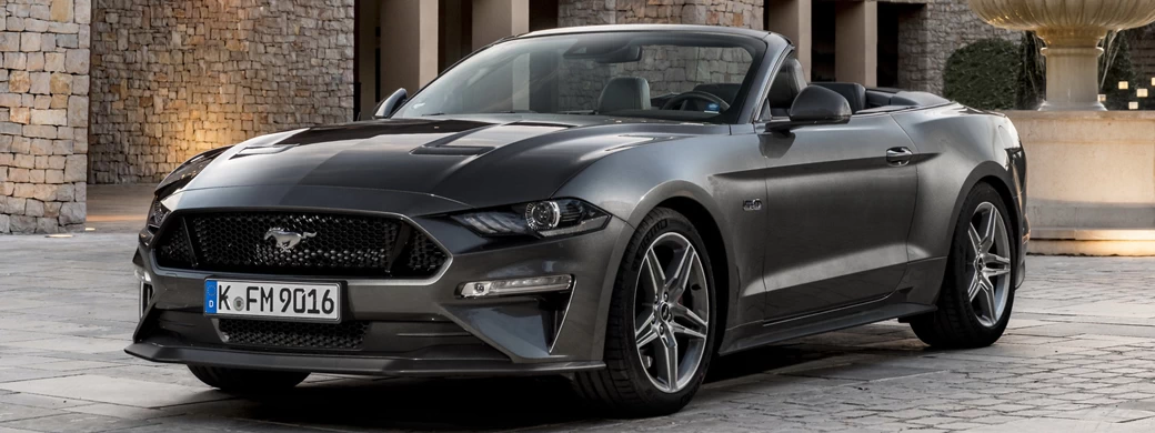   Ford Mustang GT Convertible (Magnetic) EU-spec - 2017 - Car wallpapers