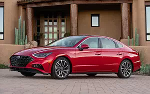   Hyundai Sonata Limited (Calypso Red) US-spec - 2019