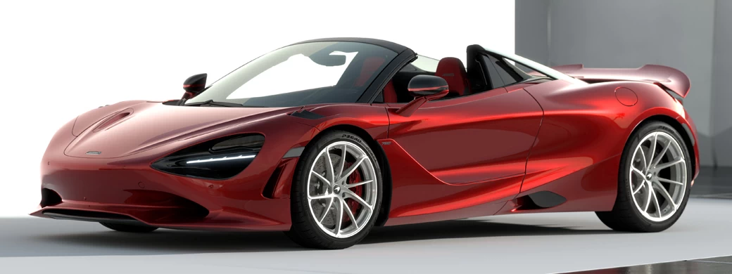   McLaren 750S Spider Volcano Red MSO Contrast Pack - 2024 - Car wallpapers