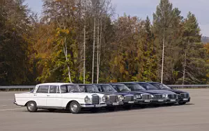   Mercedes-Benz S-class Historic model range - 2020