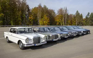   Mercedes-Benz S-class Historic model range - 2020