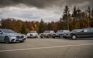   Mercedes-Benz S-class Historic model range - 2020
