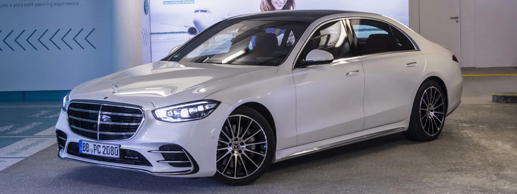   Mercedes-Benz S 500 4MATIC AMG Line (Diamond White Bright) - 2020 - Car wallpapers