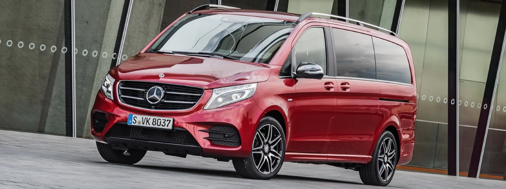   Mercedes-Benz V-class Designo Hyacinth Red Metallic - 2017 - Car wallpapers