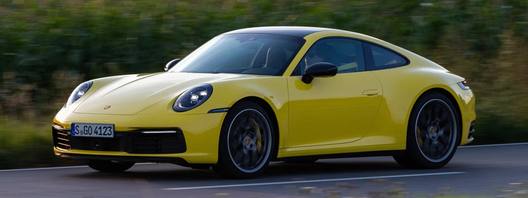   Porsche 911 Carrera Coupe (Racing Yellow) - 2019 - Car wallpapers