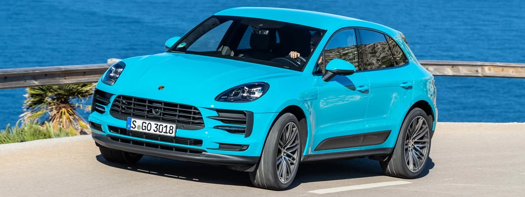   Porsche Macan (Miami Blue) - 2018 - Car wallpapers